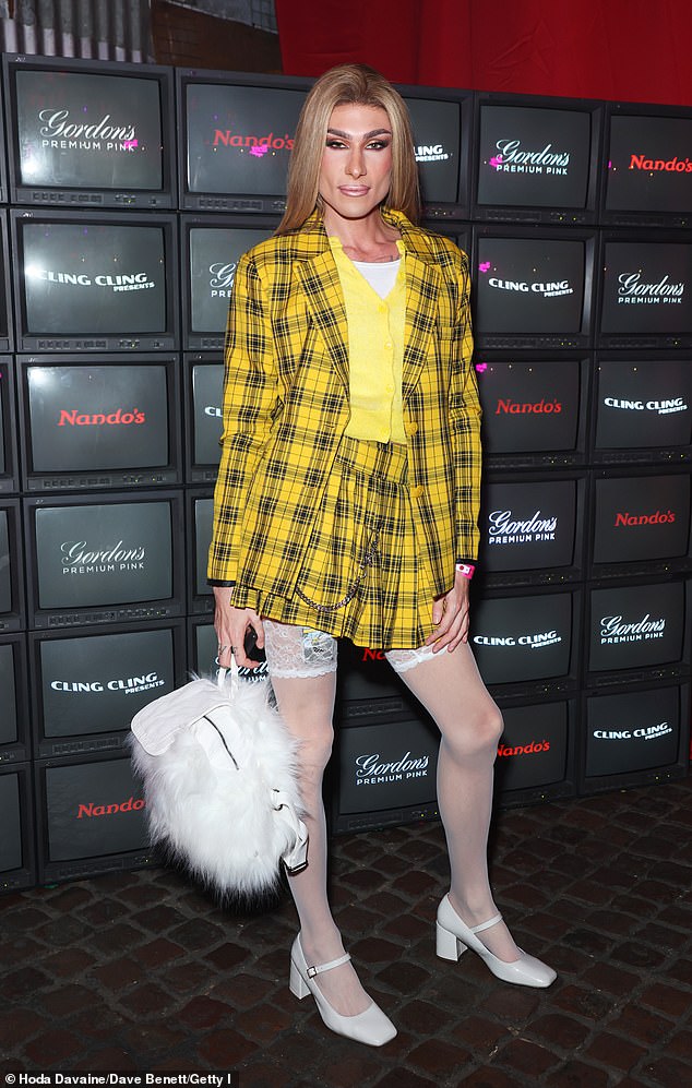 Meanwhile, celebrity stylist Kyle De'Volle looked sensational as he became Alicia Silverstone's character Cher Horowitz from the nineties rom-com Clueless