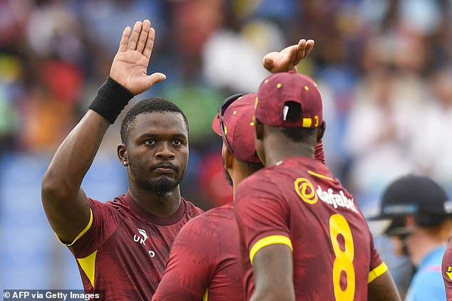 Jayden Seales took two for 22 as the West Indies bowled England out for just 209