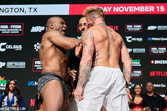 Jake Paul vs Mike Tyson Weigh-ins