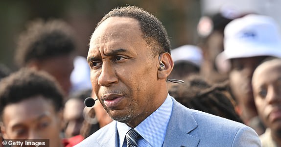 ATLANTA, GEORGIA - NOVEMBER 08: Journalist Stephen A. Smith attends ESPN First Take at Clark Atlanta University and Morehouse College on November 08, 2024 in Atlanta, Georgia.  (Photo by Paras Griffin/Getty Images)