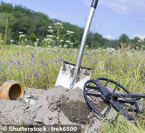 Pictured: a treasure is found (stock image)