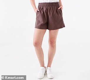 Linen Blend Pull On Shorts