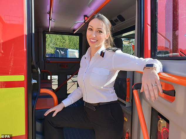 Sabrina is now one of only a handful of female fire chiefs in the country, and credits selling the Big Issue and spending time with her dog Menace for saving her live