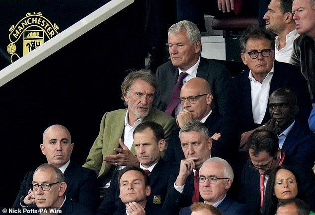 Unfortunately, results and performances did not improve, promoting co-owners Ineos to pull the trigger. Pictured: Ineos boss Sir Jim Ratcliffe (centre left)