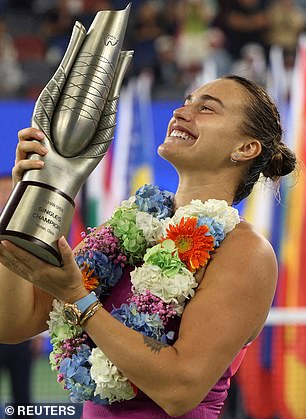 Sabalenka's last title ahead of the Finals was the Wuhan Open