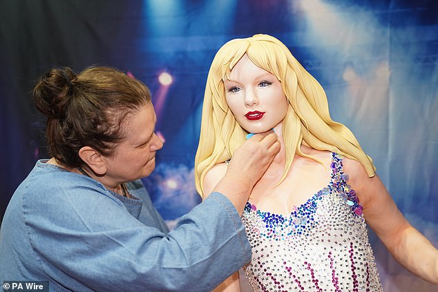 It is thought Elza spent more than 100 hours creating her Taylor Swift model