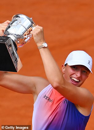 Swiatek won her fifth grand slam in Paris this year