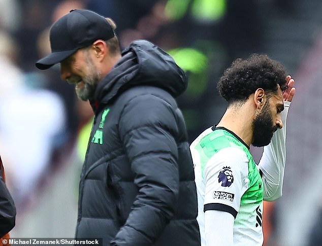 Salah's more distant relationship with Klopp has been an undercurrent of all the seasons they worked with one another