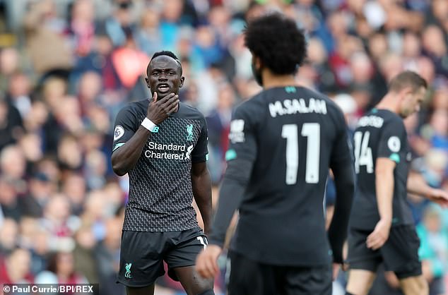 One incident against Burnley in 2019 saw Mane frustrated with his team-mate for not passing him the ball