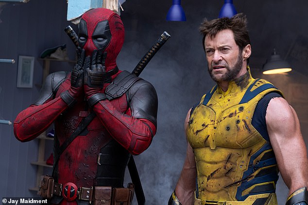 Reynold's has starred in a number of comedies, including the Deadpool films; pictured with Hugh Jackman in a still from Deadpool & Wolverine (2024)