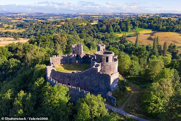 Laura visits Castell Dinefwr (above), which was built in the ninth century