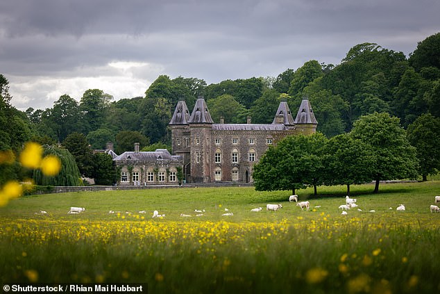 Grade II listed Newton House 'is considered one of the most haunted places in Wales' (above)