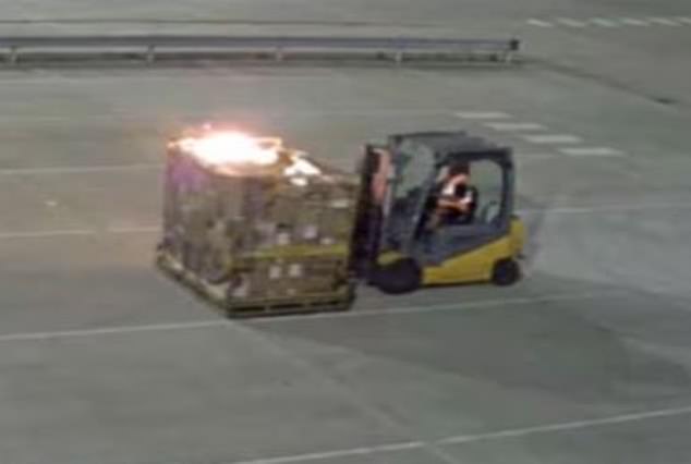 Two incendiary devices had been shipped via a DHL logistics centre on July 22 to Birmingham , England, and Leipzig, Germany, resulting in a fire