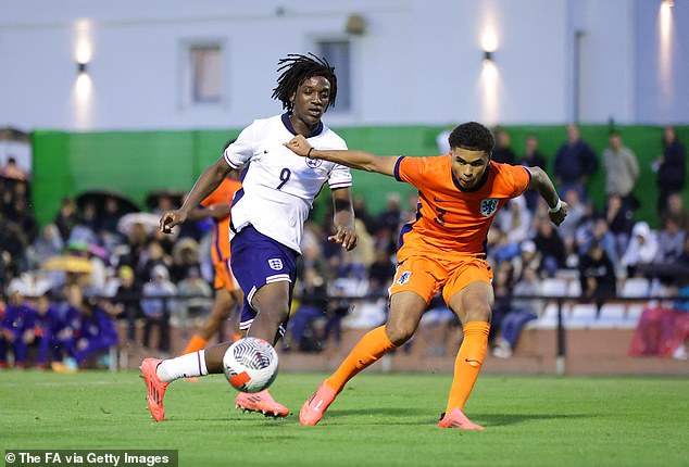 Mheuka scored against the Netherlands and France during England U19s games in October