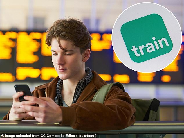 Use your phone: Trainline has achieved £3billion in first-half net ticket revenues amidst a rising share of Britons booking rail journeys online