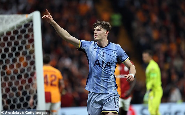 Teenager Will Lankshear tapped home from close range to level the score for Tottenham