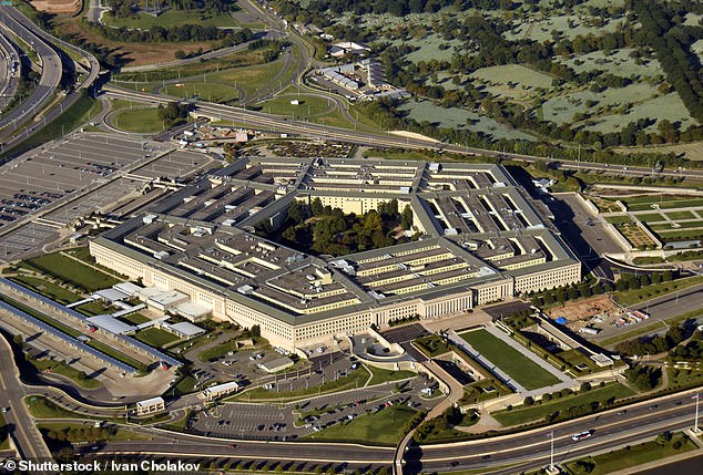 An aerial view of the US Pentagon in Washington DC (file photo)