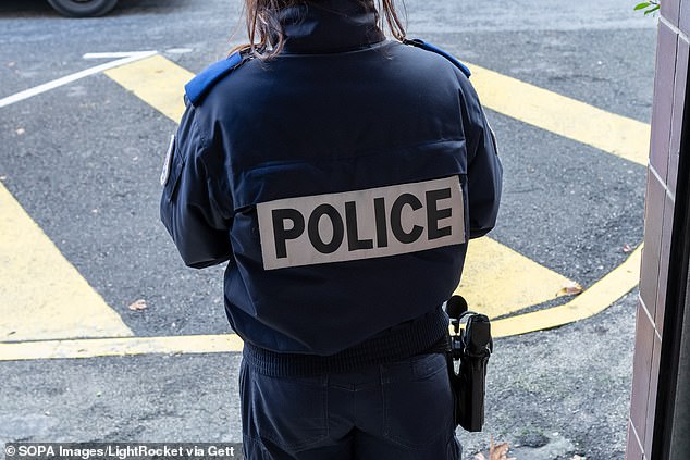 The suspect was arrested yesterday in Toulon. (Pictured: A policewoman at the central police station of Toulon)