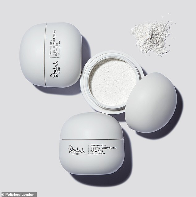 Polished London has slashed 30 per cent off all products meaning its 'ingenious' Hyaluronic Teeth Whitening Powder is now just $41.99