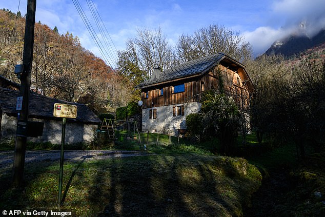 The house where three children were found dead is pictured in Taninges, on November 13, 2024