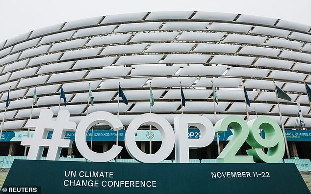 A general view at the United Nations climate change conference COP29 venue in Baku (stock photo)