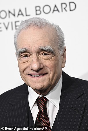 Scorsese (pictured) often works with male A-listers such as Leonardo DiCaprio, Robert DeNiro and Daniel Day-Lewis