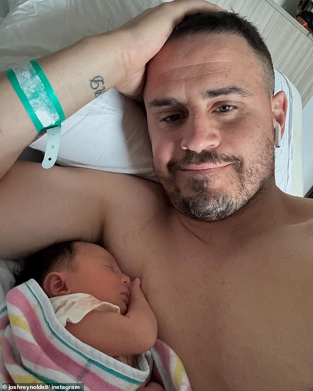 The ex-Bulldogs star made a heartwarming promise to his daughter when he announced her arrival to the world