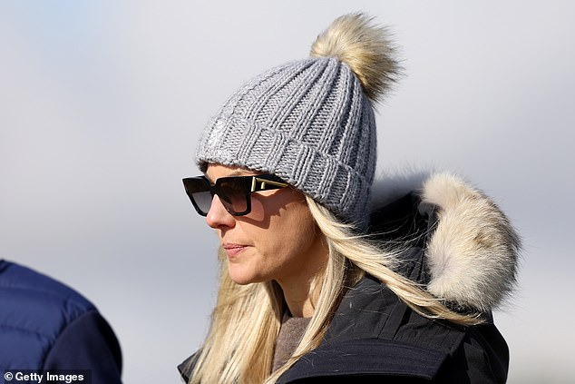 Stoll was also pictured watching McIlroy compete at the Alfred Dunhill Links at Carnoustie