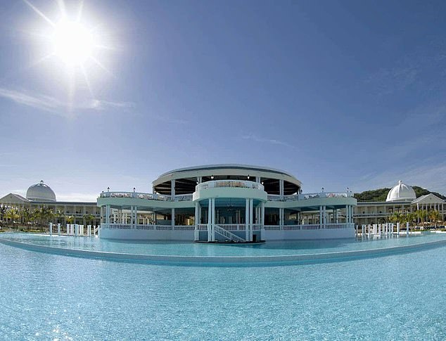 Above, the resort's main swimming pool, which is said to be the largest in Jamaica