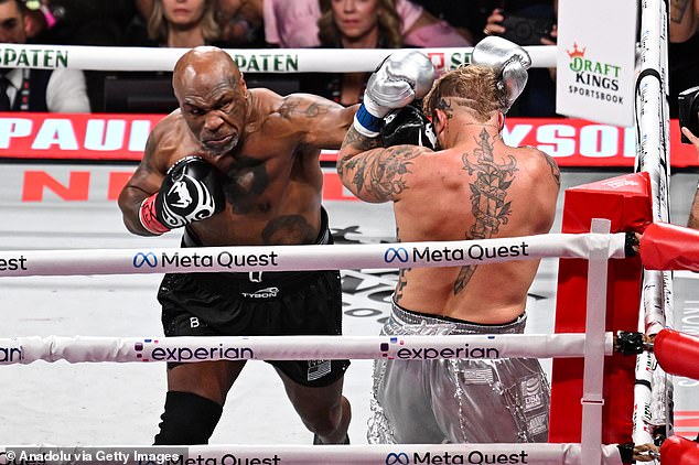 Tyson's advanced age meant he was unable to follow up his early aggression as the fight progressed