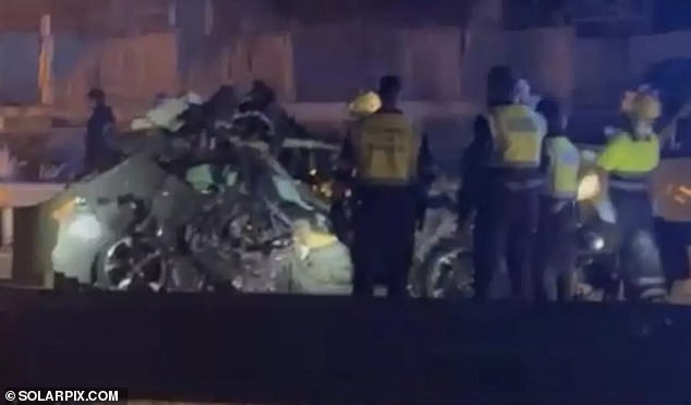 The site of the crash is understood to be around 30 miles south-east of the city of Murcia