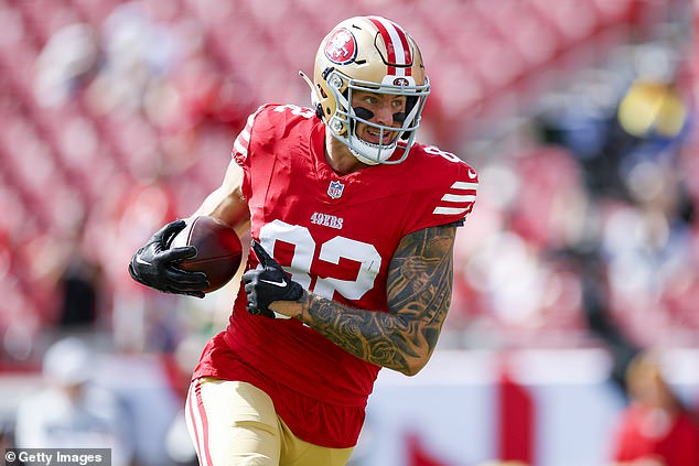 Eric Saubert is primed to replace him in the team if Kittle is not ready to suit up on Sunday