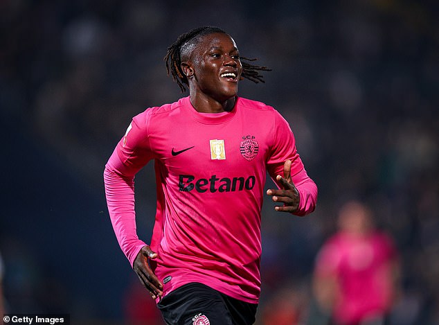 Sporting wing back Geovany Quenda could make his Portugal debut against Croatia