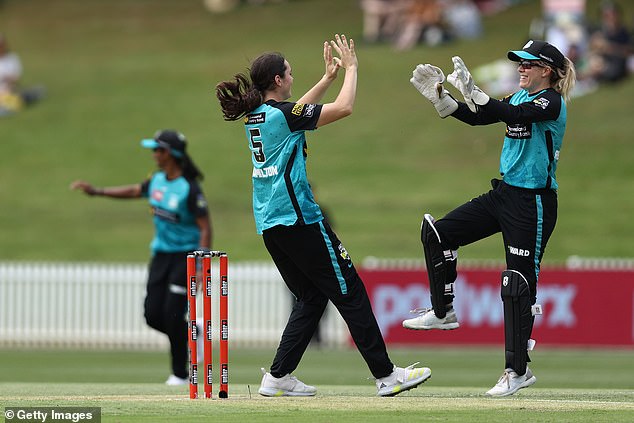 Hamilton took her first-ever WBBL wicket by dismissing Meg Lanning, before going on to claim a fifer