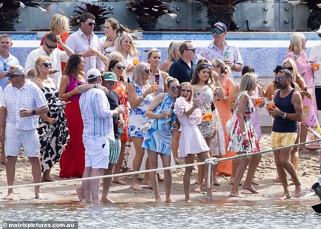 High-profile guests included Karl Stefanovic and his wife Jasmine, Terry Biviano and Anthony Minichiello, Grant Hackett, Guy Sebastian, Richard Wilkins and Jade Yarbrough