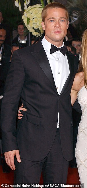 Brad in 2004 with Jennifer Aniston