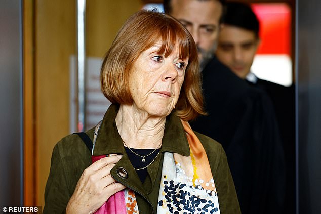 Frenchwoman Gisele Pelicot leaves during a break in the trial of Dominique Pelicot with 50 co-accused, at the courthouse in Avignon, France, November 19, 2024