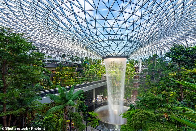 The Jewel space, which Khaja describes as an 'icon' of Changi Airport