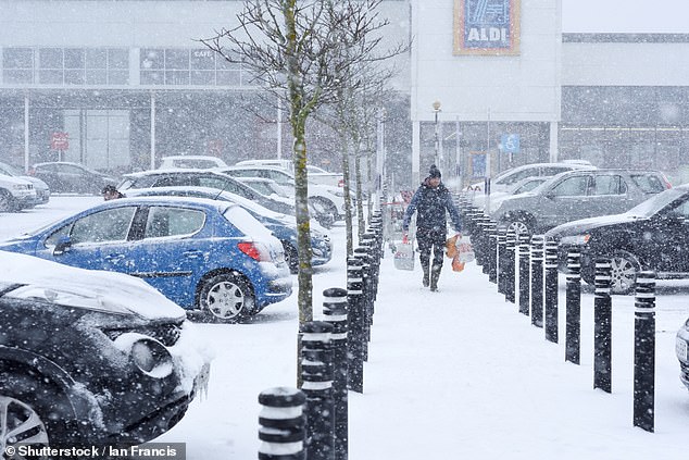 Snow joke: Many parts of the country are grappling with colder temperatures this week