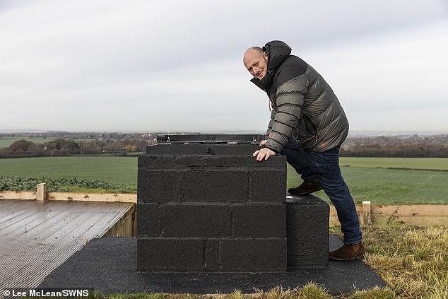 When the pit came up for sale close to his home the military aficionado jumped at the chance to buy it