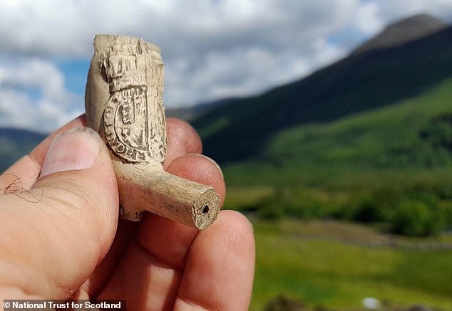 Pictured, a fragment of a tobacco pipe newly found at Glencoe. Further excavations at Glencoe aim to improve understanding of the years leading up to the Glencoe Massacre