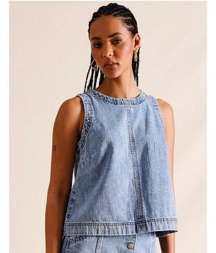 Piper Denim Tank is just 53.97