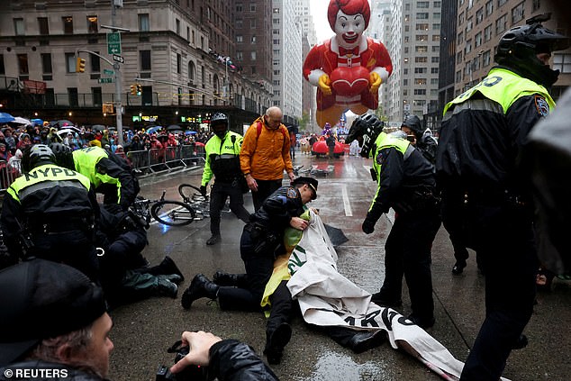 Mayor Eric Adams called parade protesters 'grinches' and vowed to stop any disruptions