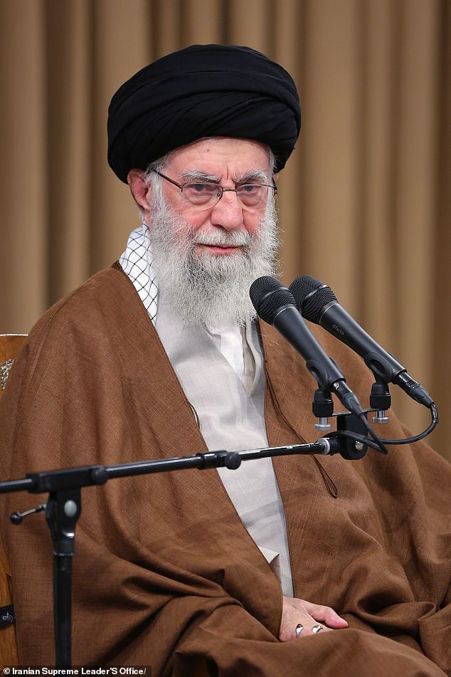 There are growing concerns over Iran's nuclear ambitions. Pictured: Iranian Supreme Leader Ayatollah