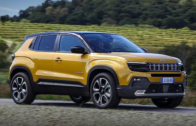 Retro appeal: The new Jeep Avenger is petrol with a six-speed manual gearbox