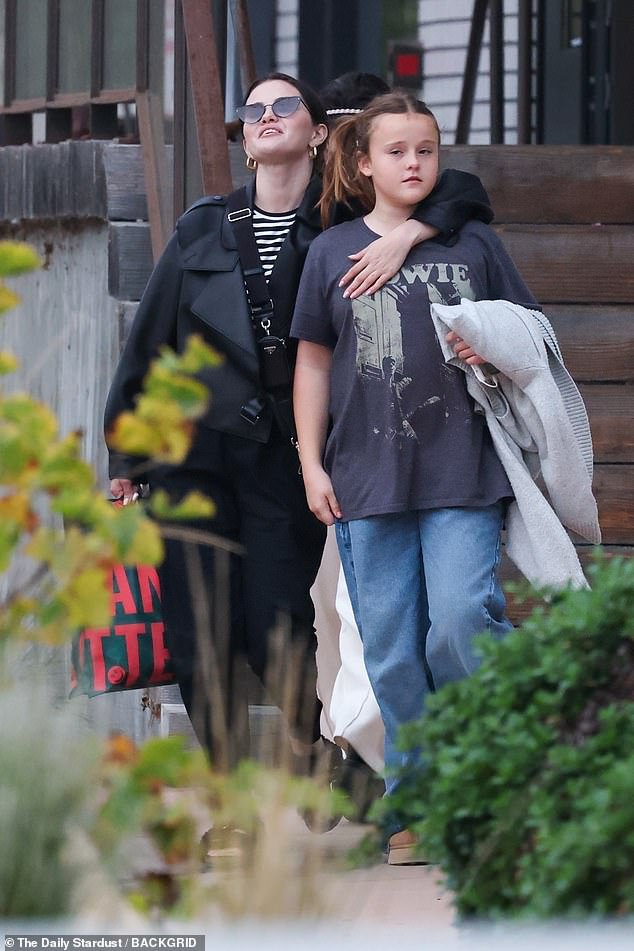 The pop star, 32, and her younger sister, 11, were clearly having the best time together as they checked out the sales at various different retailers, including Urban Outfitters, Free People and Sephora