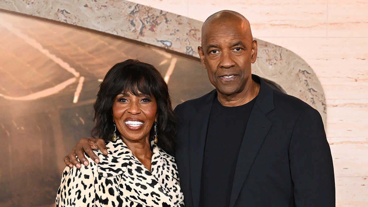 Denzel Washington and wife, Pauletta