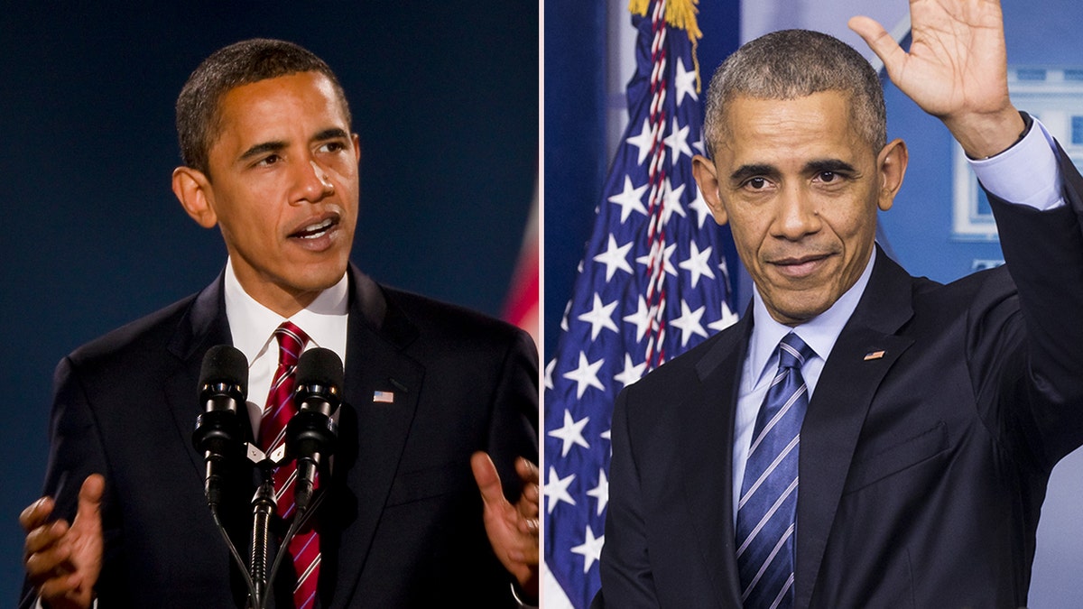 Obama before and after presidency