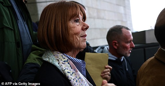 Gisele Pelicot leaves the courthouse after hearing the verdict of the court that sentenced her ex-husband to the maximum term of 20 years jail for committing and orchestrating her mass rapes with dozens of strangers he recruited online, in Avignon on December 19, 2024. Dominique Pelicot, who had already confessed to the crimes, was earlier found guilty by the court in the southern city of Avignon after an over three-month trial that shocked France and turned his former wife Gisele into a feminist hero. His 50 co-defendants in the case were also convicted by the court, with no acquittals. (Photo by Clement MAHOUDEAU / AFP) (Photo by CLEMENT MAHOUDEAU/AFP via Getty Images)