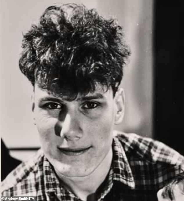 A young Keir Starmer pictured during his university days